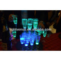Costom führte 150ml Flüssigkeit aktiv dekorative LED Sektglas Glühen Glasschale für club